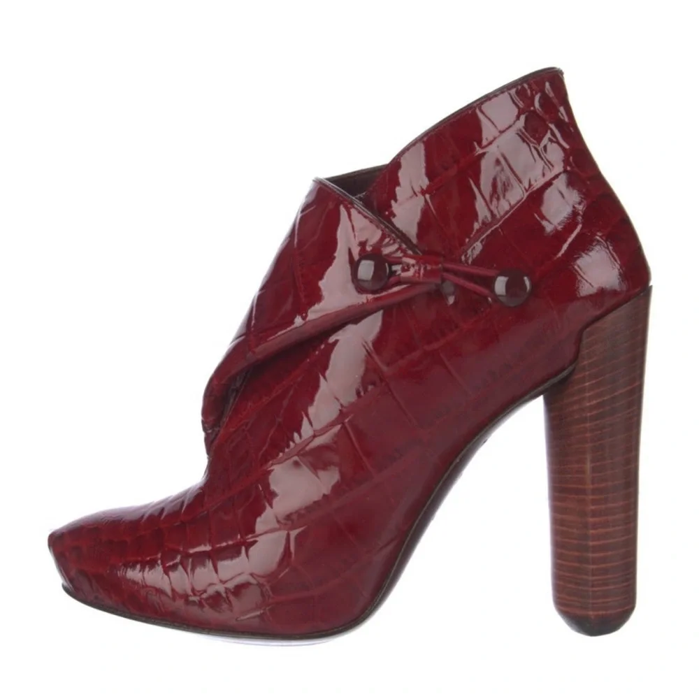 Louis Vuitton Patent Leather Booties